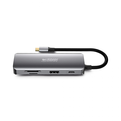 Urban Factory MHC50UF Hubee 8 in 1: USB-C 100W Mini Station