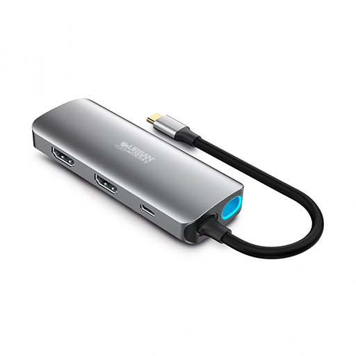 Urban Factory MHC55UF HUBEE 7 in 1: USB-C 100W Mini Station