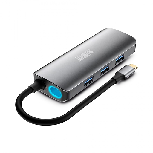 Urban Factory MHC55UF HUBEE 7 in 1: USB-C 100W Mini Station