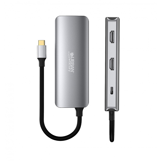 Urban Factory MHC55UF HUBEE 7 in 1: USB-C 100W Mini Station