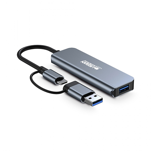 Urban Factory MHC35UF MINEE : Hub USB-A/C with 4 Ports USB-A 3.0