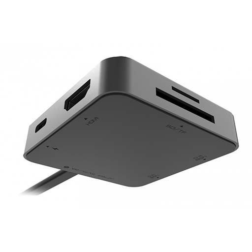 Urban Factory TCM05UF HUBEE Light- USB-C Mobile Station, Grey