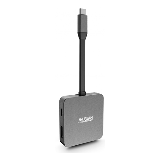 Urban Factory TCM05UF HUBEE Light- USB-C Mobile Station, Grey