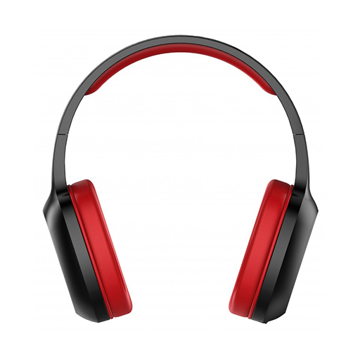 Urban Factory MOV03UF MOVEE: Over-The-Ear Bluetooth 5.1 Rechargeable Headset - Black/Red