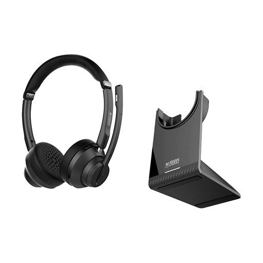 Urban Factory HBV65UF MOVEE PRO: Bluetooth 5.2 Headset with ENC and Charging Stand