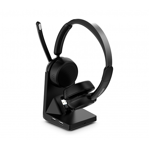 Urban Factory HBV70UF MOVEE MAX: Bluetooth 5.2 Headset with ANC / ENC and Charging Stand