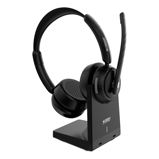 Urban Factory HBV70UF MOVEE MAX: Bluetooth 5.2 Headset with ANC / ENC and Charging Stand