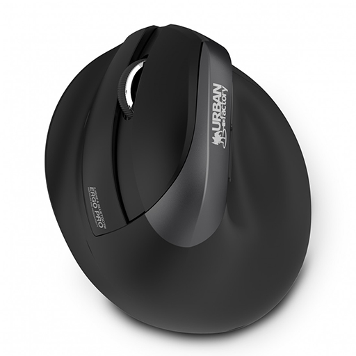 Urban Factory EPL20UF ERGO PRO: Bluetooth 5.0 & 2.4GHz Vertical Mouse for Left-Handed Users