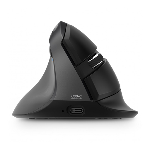 Urban Factory EPL20UF ERGO PRO: Bluetooth 5.0 & 2.4GHz Vertical Mouse for Left-Handed Users