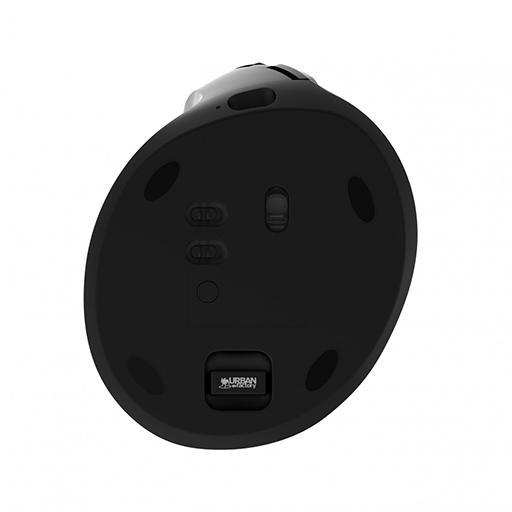 Urban Factory EPL20UF ERGO PRO: Bluetooth 5.0 & 2.4GHz Vertical Mouse for Left-Handed Users