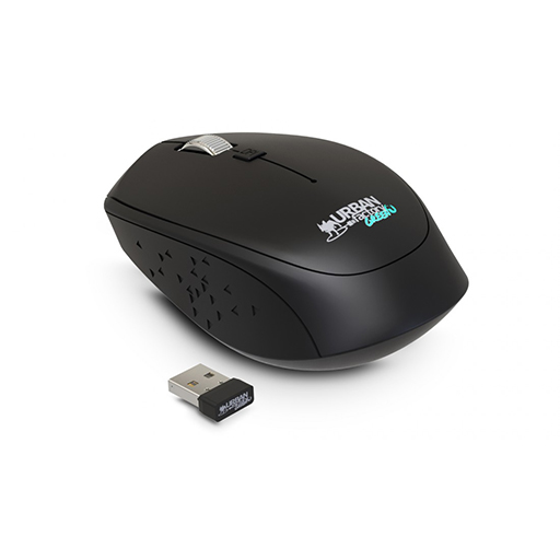 Urban Factory GWM24UF CYCLEE: Wireless 2.4GHz Mouse with USB-A/USB-C Mini Receivers