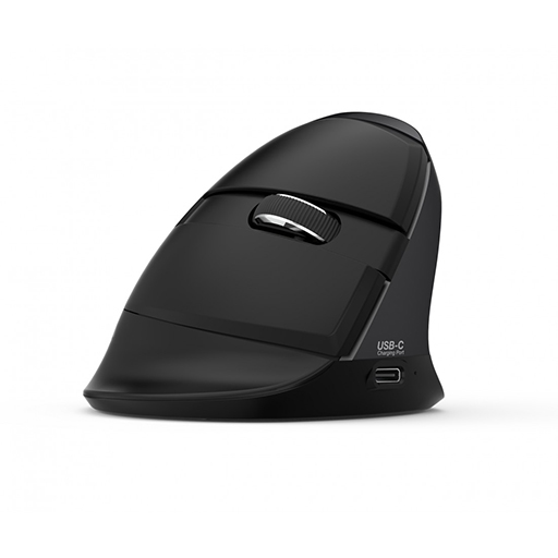 Urban Factory EPR20UF ERGO PRO: Vertical Bluetooth 5.0 and 2.4GHz Mouse - Right-Handed
