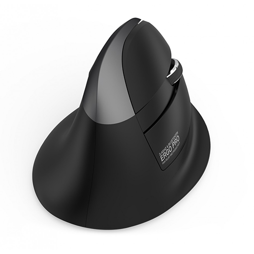 Urban Factory EPR20UF ERGO PRO: Vertical Bluetooth 5.0 and 2.4GHz Mouse - Right-Handed