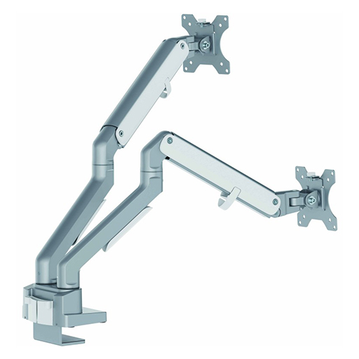 Urban Factory FAM02UF-WH FLEXEE Dual: Spring Dual Monitor Arm - White