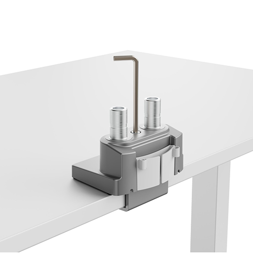 Urban Factory FAM02UF-WH FLEXEE Dual: Spring Dual Monitor Arm - White