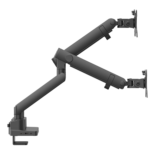 Urban Factory FAM20UF FLEXEE PRO: Dual Arm with Integrated 8-in-1 USB-C Docking Station