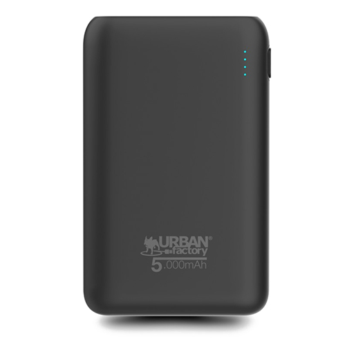 Urban Factory UPB00UF Power Bank Polymer 5000 mAh Black
