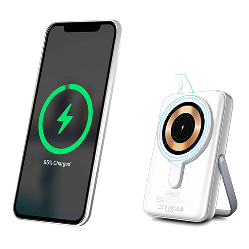 Urban Factory MWP11UF MAGNEE Power: Wireless Magnetic Powerbank 10000 mAh - White Chalk