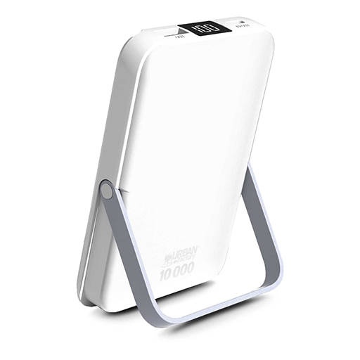 Urban Factory MWP11UF MAGNEE Power: Wireless Magnetic Powerbank 10000 mAh - White Chalk