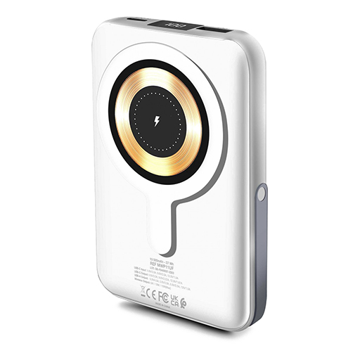 Urban Factory MWP11UF MAGNEE Power: Wireless Magnetic Powerbank 10000 mAh - White Chalk