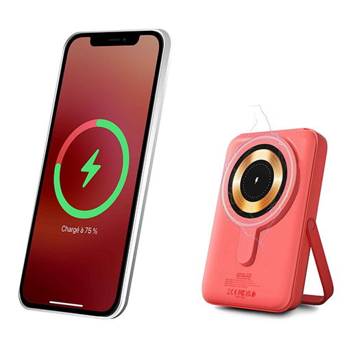 Urban Factory MWP13UF MAGNEE Power: WiFi Magnetic Universal Powerbank 10000 mAh, Sugar Coral