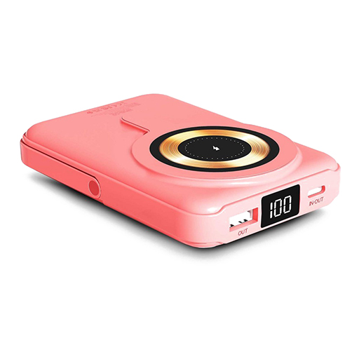 Urban Factory MWP13UF MAGNEE Power: WiFi Magnetic Universal Powerbank 10000 mAh, Sugar Coral