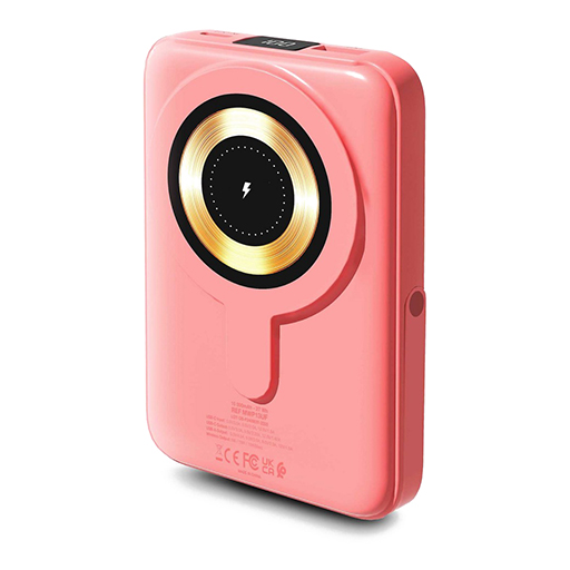 Urban Factory MWP13UF MAGNEE Power: WiFi Magnetic Universal Powerbank 10000 mAh, Sugar Coral