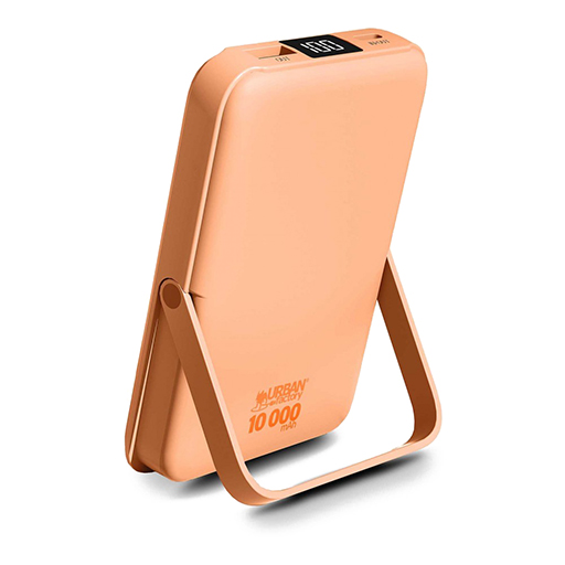 Urban Factory MWP12UF MAGNEE Power: WiFi Magnetic Universal Powerbank 10000 mAh, Apricot Ice