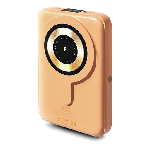 Urban Factory MWP12UF MAGNEE Power: WiFi Magnetic Universal Powerbank 10000 mAh, Apricot Ice
