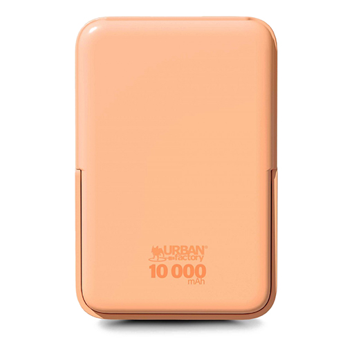 Urban Factory MWP12UF MAGNEE Power: WiFi Magnetic Universal Powerbank 10000 mAh, Apricot Ice
