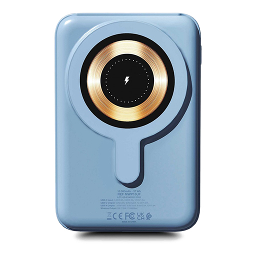 Urban Factory MWP15UF MAGNEE Power: WiFi Magnetic Universal Powerbank 10000 mAh, Allure Blue