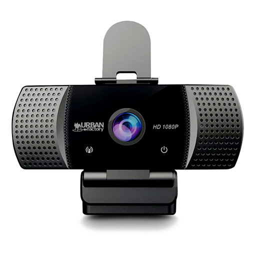 Urban Factory WHD20UF-V2 WEBEE: Webcam USB Full HD 1080P 2M Pixels Autofocus