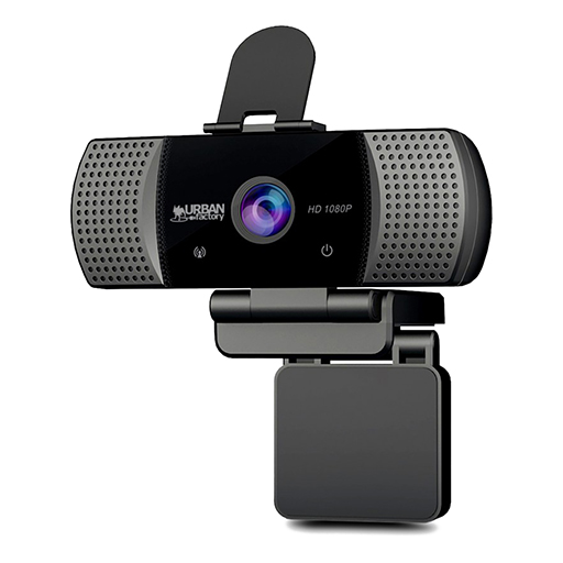 Urban Factory WHD20UF-V2 WEBEE: Webcam USB Full HD 1080P 2M Pixels Autofocus