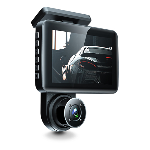 Urban Factory DAS15UF DUPLEE: Full HD 1080P Double Lens Dashcam with 4 LCD Display