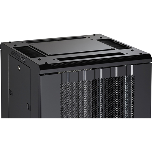 Environ ER800 33U Rack 800x1000 mm W/Vented (F) D/Vented (R) B/Panels F/Mgmt Black
