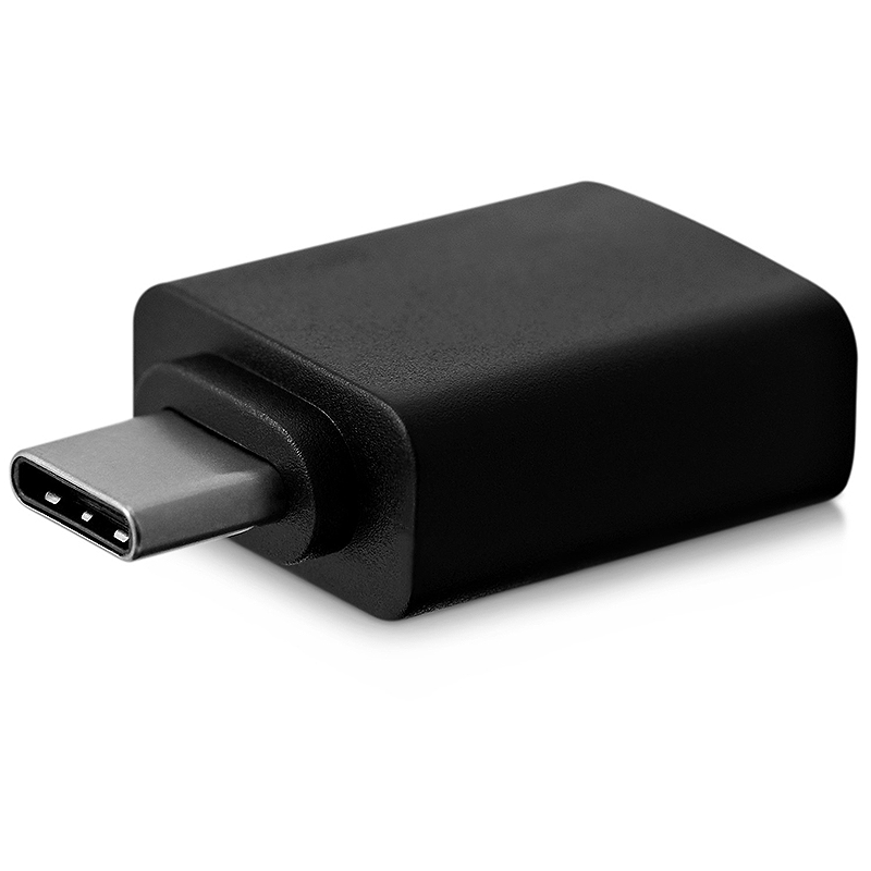 V7 V7U3C2A-BLK-1E  Data Transfer Adapter USB-C Male to USB 3.1 Gen1 A Female, Black