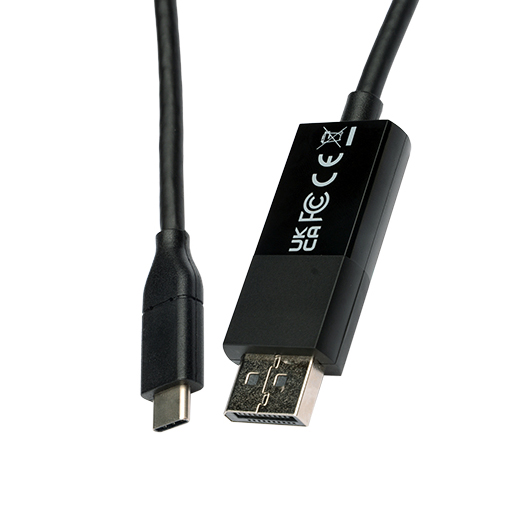 V7 V7UCDP-2M USB-C to Displayport 1.2 Adapter Cable 2 Meters Black
