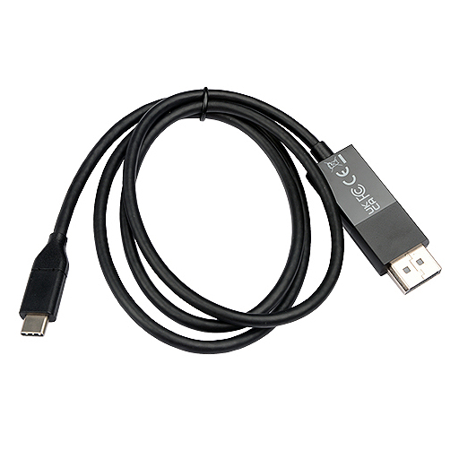V7 V7UCDP-2M USB-C to Displayport 1.2 Adapter Cable 2 Meters Black