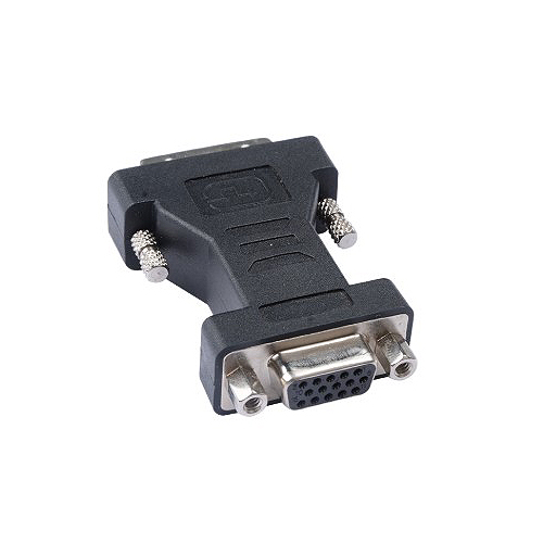 V7 V7E2DVIIMVGAF-ADPTR Video Adapter,1xDVI-I Video Male - 1x15-pin HD-15 VGA Female,Black