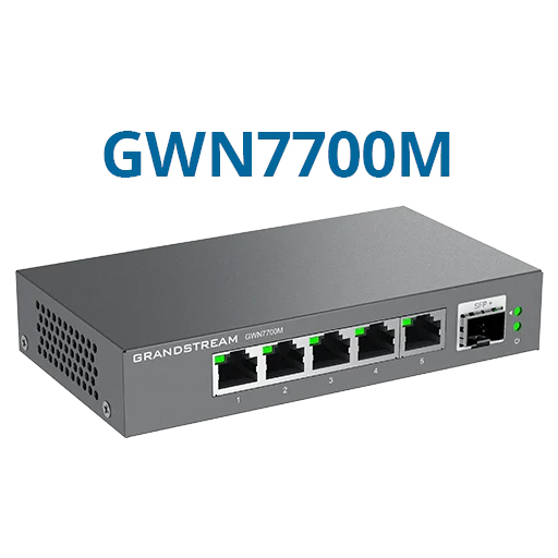 Grandstream GWN7700M UNMANAGED 5X2.5G+1SFP SWITCH (METAL CASE)