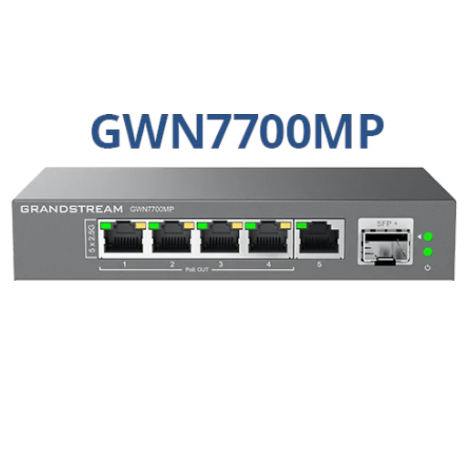 Grandstream GWN7700MP unmanaged multi-Gigabit Network Switch