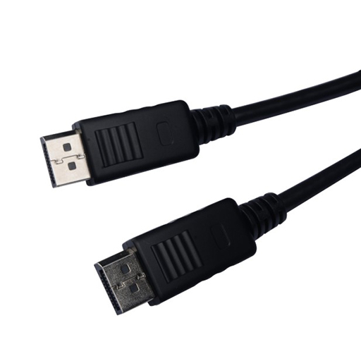 V7 V7DP2DP-03M-BLK-1E Black Video Cable DisplayPort Male to DisplayPort Male 3m 