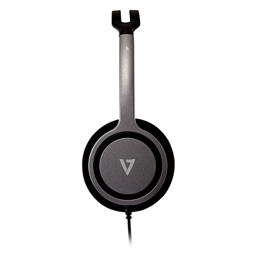V7 HA310-2EP Wired Over-the-head, On-ear Binaural Stereo Headphone - Black 