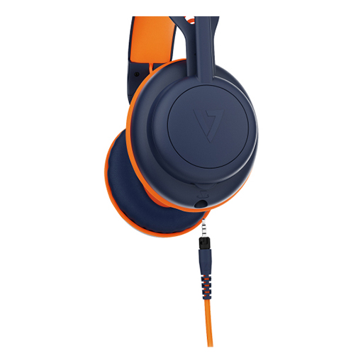 V7 HU590E Safe Sound 2 Education Headset - Stereo - Mini-phone (3.5mm) - USB-A - USB-C 