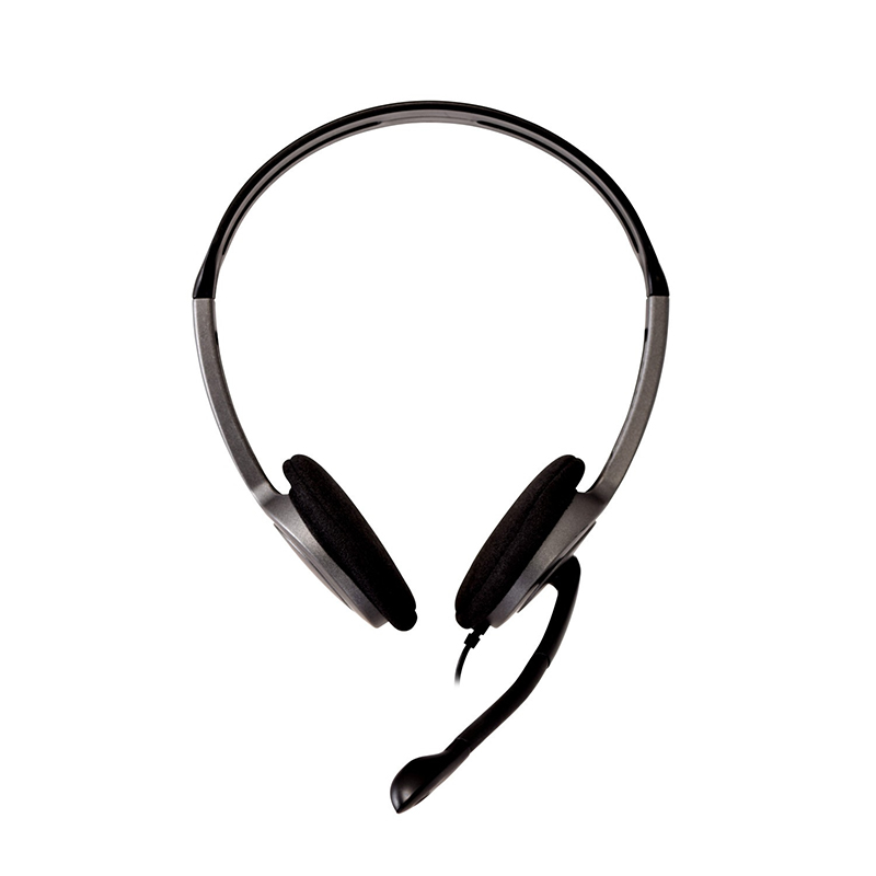 V7 HA212-2EP Wired Over-the-head, On-ear Stereo Headset - Black, Silver