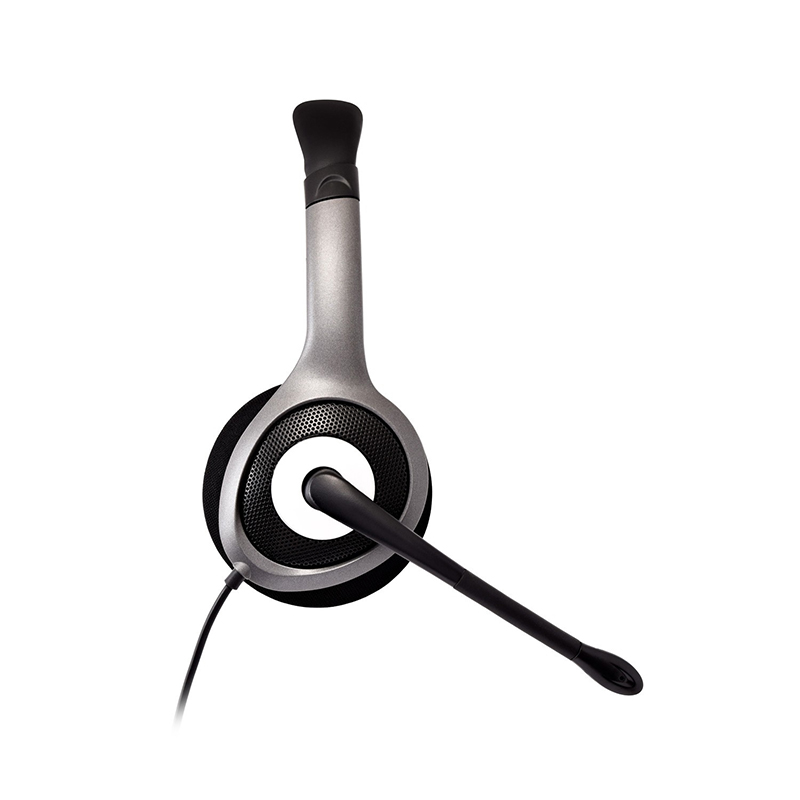 V7 HU521-2EP Deluxe Wired Over-the-head, On-ear Stereo Headset - Black, Dark, Grey 