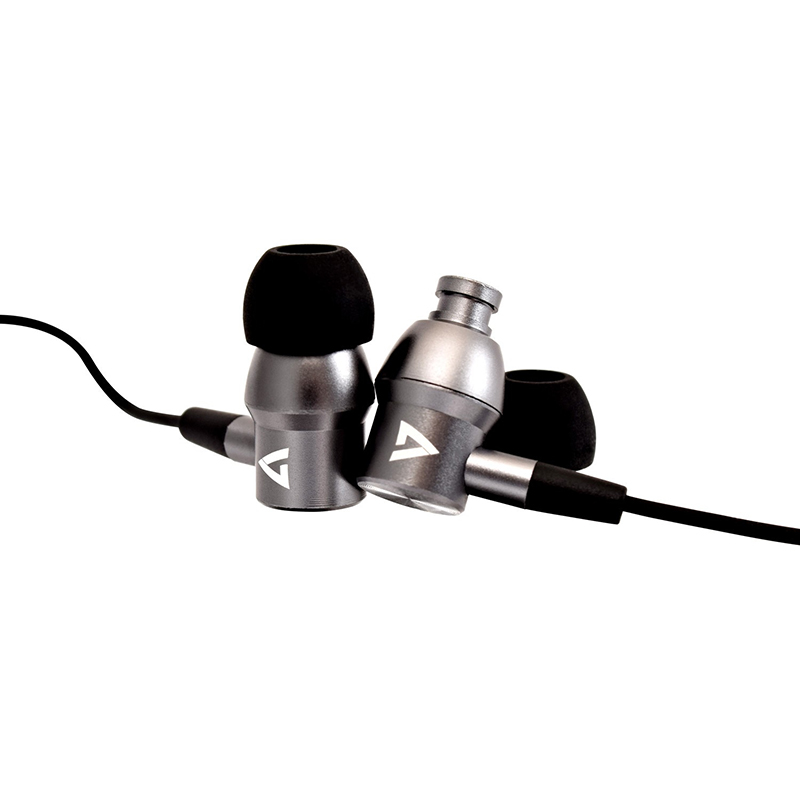 V7 HA111-3EB Stereo Wired Earbuds  - Silver, Black 