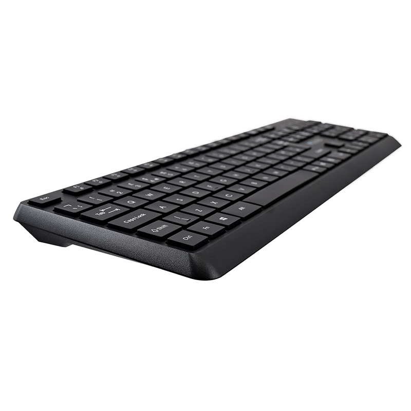 V7 KU350UK Keyboard - Full-size - Cable Connectivity - USB Interface - English(UK) - Black