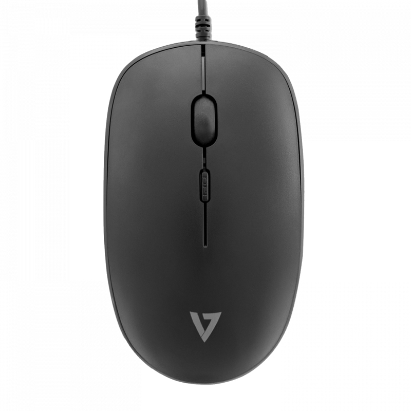 V7 CKU200UK Keyboard & Mouse - QWERTY - English (UK) - Black
