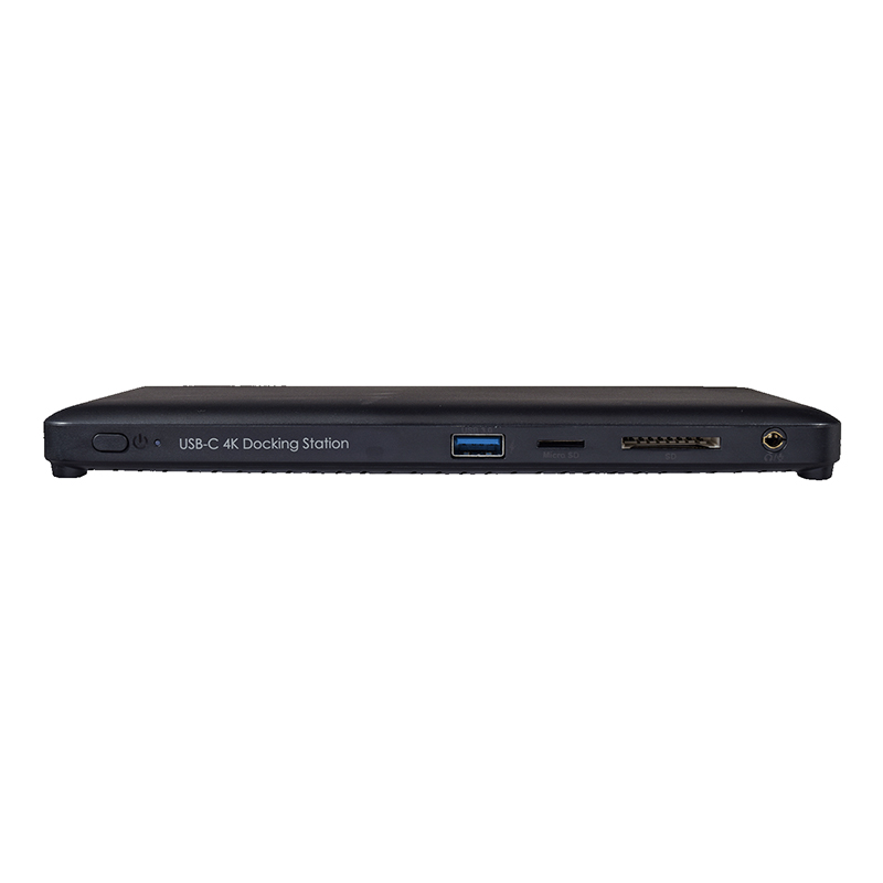 V7 DOCKUCPT3D USB Type C Docking Station - Memory Card Reader - SD - 130 W - Black 